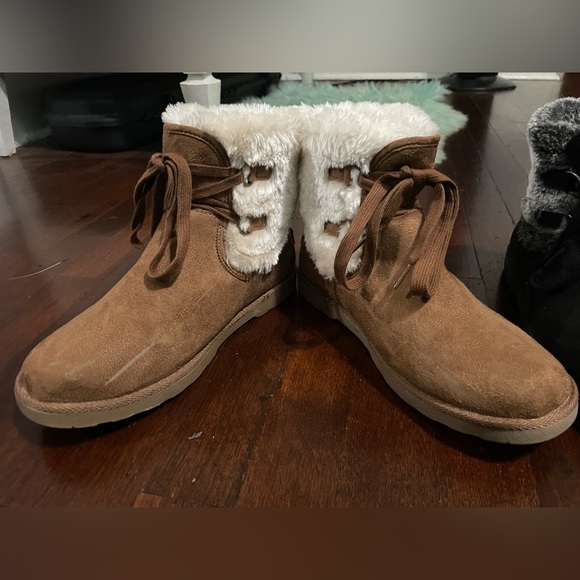 Makalu Fuzzy Ankle Booties BUNDLE Women’s Size 9.5 - Picture 5 of 11